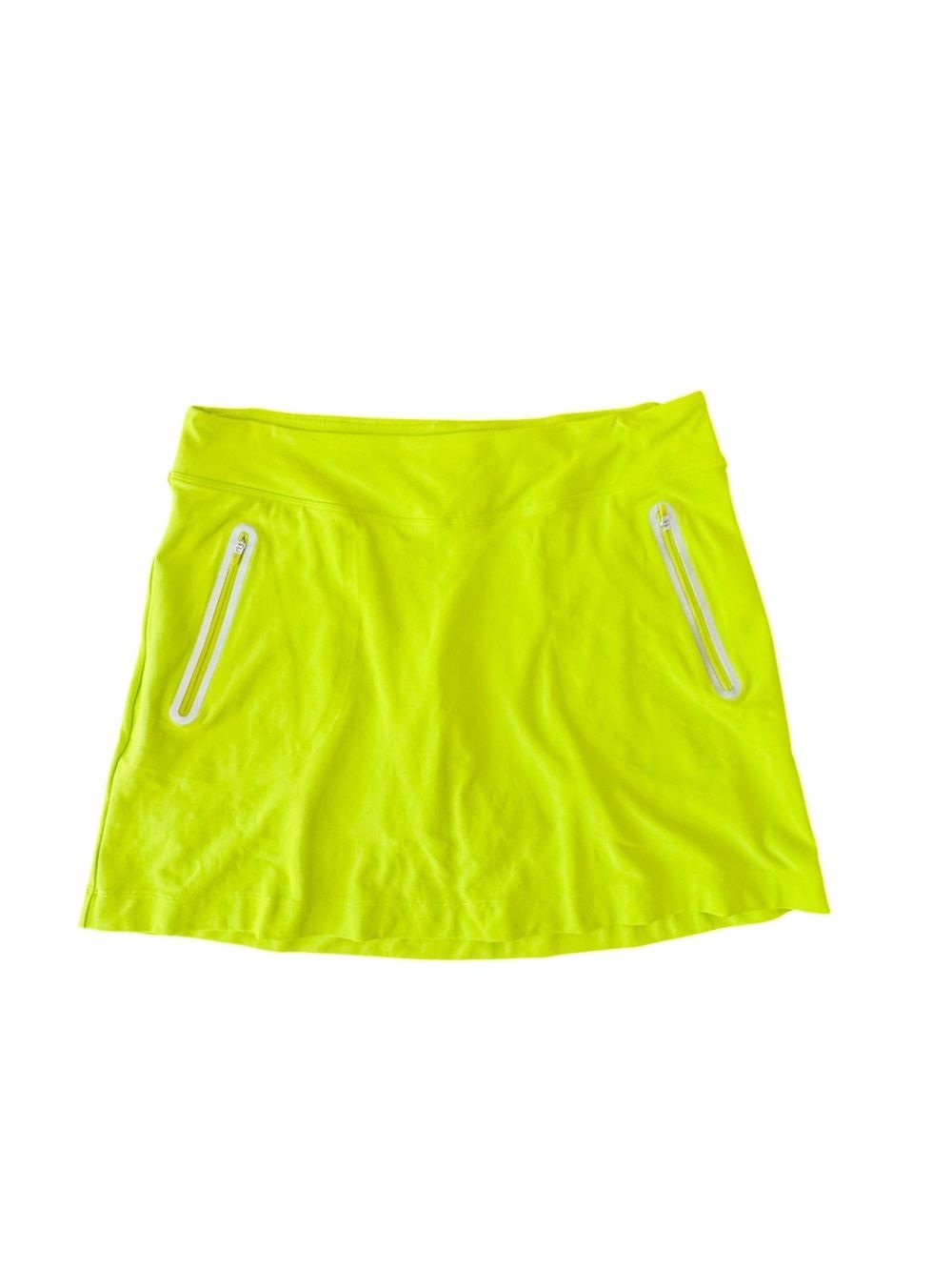 Nike Golf Tour Performance Athletic Tennis Golf Skort Neon Yellow L